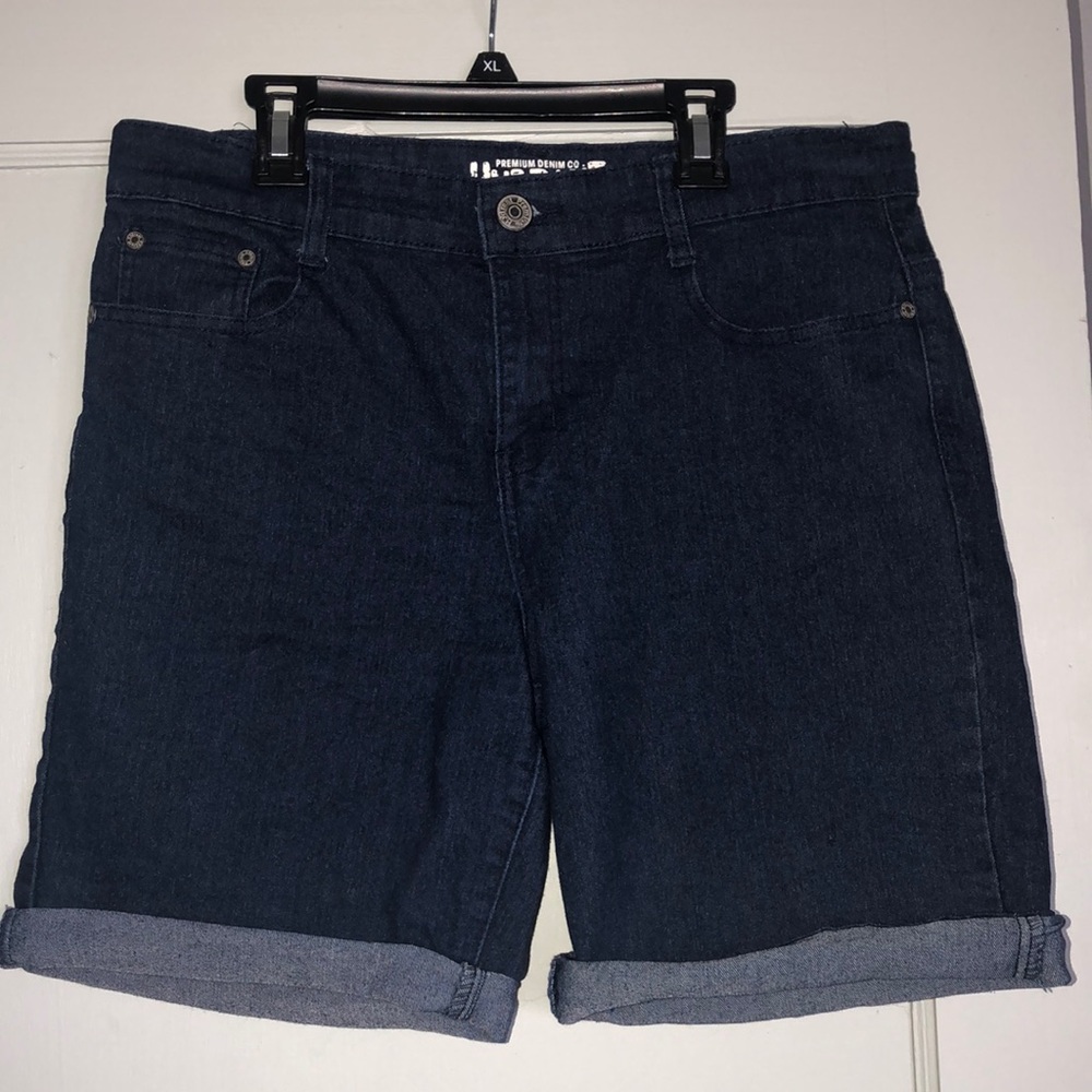 Hydrant blue denim 5 pocket shorts